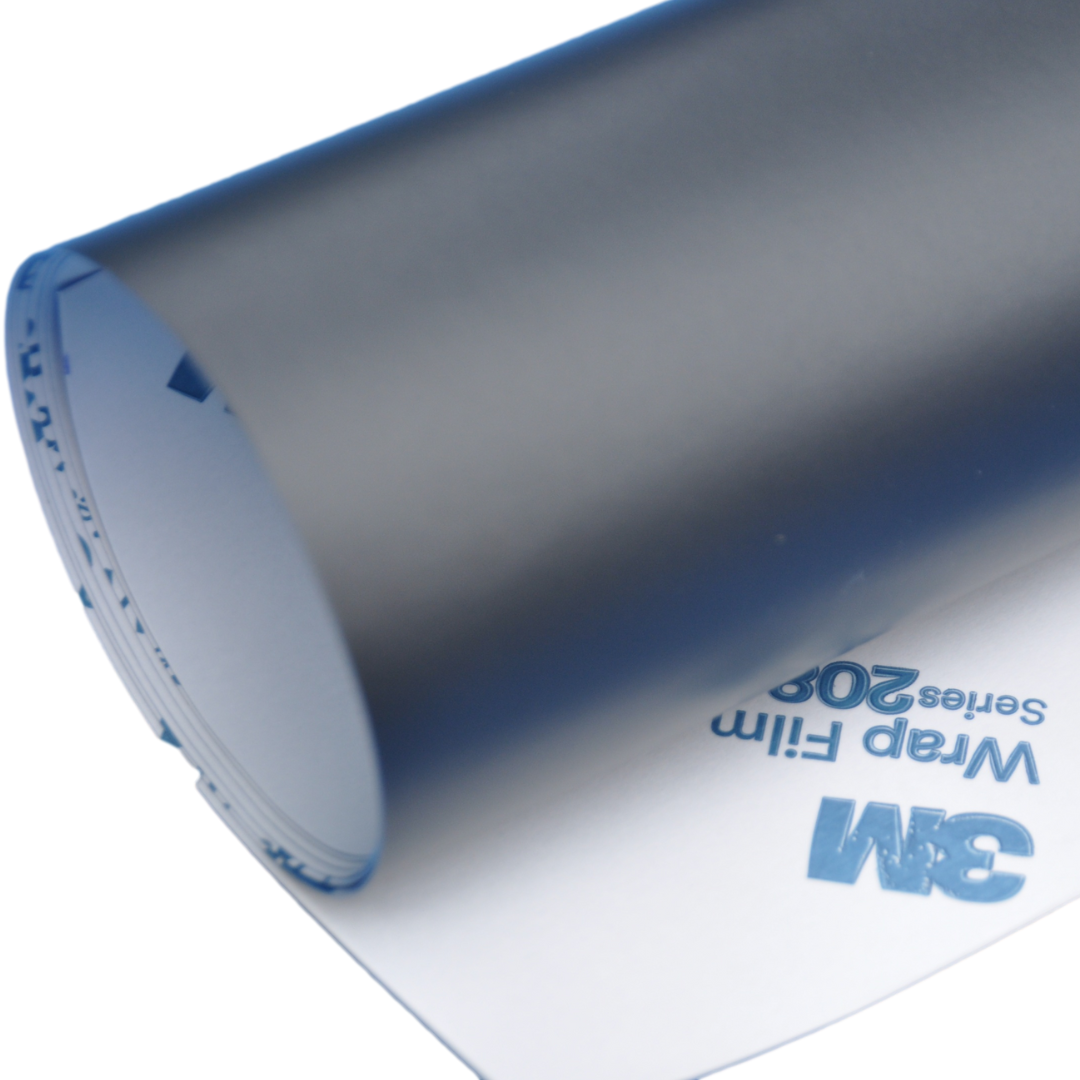 3M Autofolie 2080-M12 matt schwarz (30cm x 152cm Stück) + ultrafeines Microfasertuch Kopie