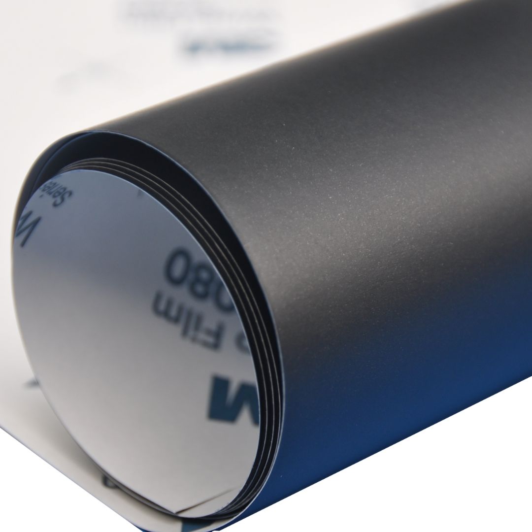3M Autofolie 2080-M212 matt metallic schwarz (30cm x 152cm Stück) + ultrafeines Microfasertuch Kopie Kopie